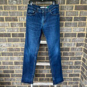 CARRERA Mens Jeans 34W x 32L Regular Fit Straight Leg 700 Elastic Blue Italy